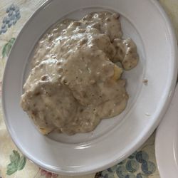 Howard's Restaurant - Biscuits and gravy