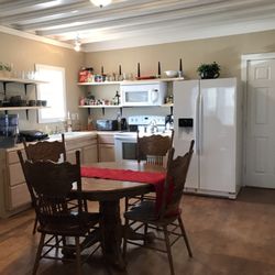 Red Rooster Fence - 5-star review for this Farm style kitchen remodel