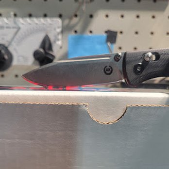 Get Sharp - Asher Knives, M390 Super Steel, laser straight and razor sharp edge - Knife Sharpening Near Me - Mukilteo, Washington
