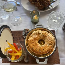 Crawfish & lobster pot pie Crawfish & lobster pot pie