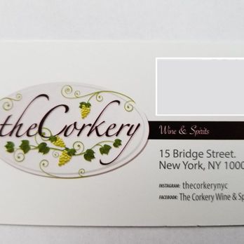The Corkery Wine & Spirits - Business card - Beer, Wine & Spirits Near Me - New York, New York The Corkery Wine & Spirits - Business card - Beer, Wine & Spirits Near Me - New York, New York