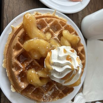 The Waffle Spot - Apple caramel waffles. - American Near Me - Madera, California