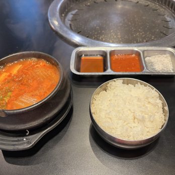 Hodori BBQ - Kimchi tofu - included with the combo - Korean Near Me - Arcadia, California