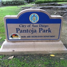 Pantoja Park sign Pantoja Park sign
