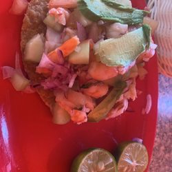 Mariscos el Calamar Gigante - Shrimp Ceviche