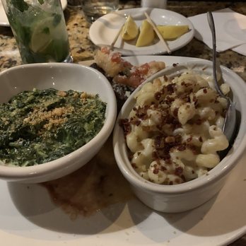 Bonefish Grill - Mac n Cheese and Cream Spinach - Seafood Near Me - Greenwood, Indiana