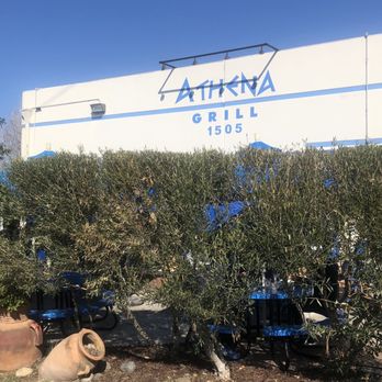 Athena Grill - Deep sea blues and whites outside decor! @Athena Santa Clara CA Fri 2/4/22 - Greek Near Me - Santa Clara, California Athena Grill - Deep sea blues and whites outside decor! @Athena Santa Clara CA Fri 2/4/22 - Greek Near Me - Santa Clara, California