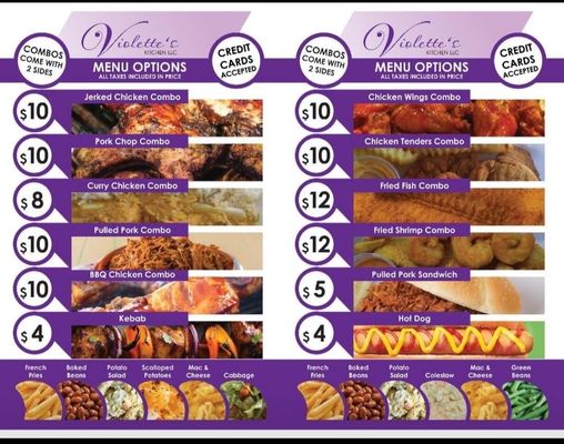 Menu photo 3 Catering By Violette Deltona, FL