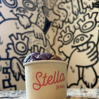 Stella Jean's Ice Cream - (D) Ube + Pandesal Toffee - - Ice Cream & Frozen Yogurt Near Me - Costa Mesa, California
