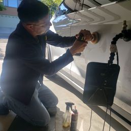 This man is a master at dent removal.. I couldn't believe how efficiently he works and the results! This man is a master at dent removal.. I couldn't believe how efficiently he works and the results!