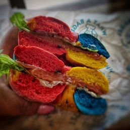 Rainbow Bagel