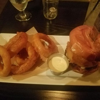 The State - I believe this was the western BBQ burger. VERY GOOD!!! - New American Near Me - Redlands, California