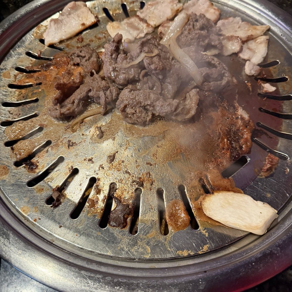 Q K-BBQ - Mushrooms and steak - Barbeque Near Me - Buena Park, California