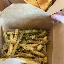Pesto Parmesan Fries