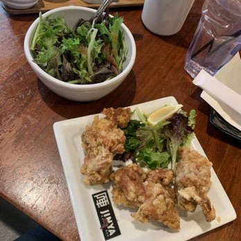 JINYA Ramen Bar - Downtown LA - House Salad* Crispy Chicken 5pc* - Ramen Near Me - Los Angeles, California JINYA Ramen Bar - Downtown LA - House Salad* Crispy Chicken 5pc* - Ramen Near Me - Los Angeles, California