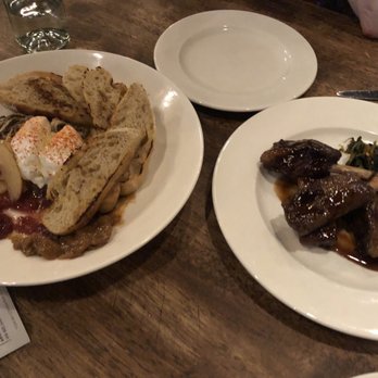 Rhubarb - Burrata and Mongolian ribs - New American Near Me - Asheville, North Carolina Rhubarb - Burrata and Mongolian ribs - New American Near Me - Asheville, North Carolina