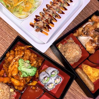 Bento Asian Bistro - Dragon Roll Bento Box Orange Chicken Bento Box - Sushi Bars Near Me - Indianapolis, Indiana Bento Asian Bistro - Dragon Roll Bento Box Orange Chicken Bento Box - Sushi Bars Near Me - Indianapolis, Indiana