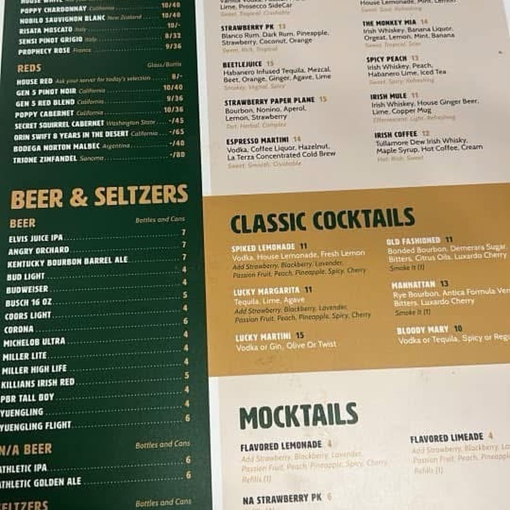 The Lucky Well - Menu - Salad Near Me - Hamilton, Ohio The Lucky Well - Menu - Salad Near Me - Hamilton, Ohio
