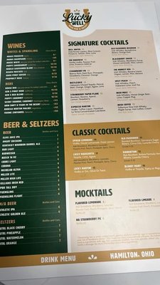 Menu photo 1 The Lucky Well Hamilton, OH