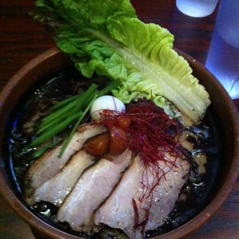 Ramen Dojo - Spicy pork broth. With extra noodles and extra roast pork - Ramen Near Me - San Mateo, California