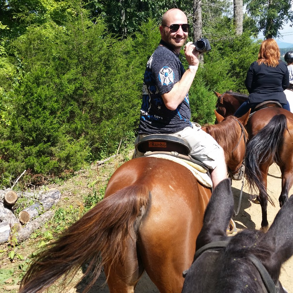 Five Oaks Riding Stables - Having a blast - Horseback Riding Near Me - Sevierville, Tennessee Five Oaks Riding Stables - Having a blast - Horseback Riding Near Me - Sevierville, Tennessee