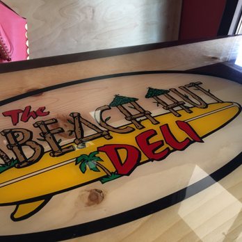 Beach Hut Deli - Surfboard style tables - Delis Near Me - Oceanside, California