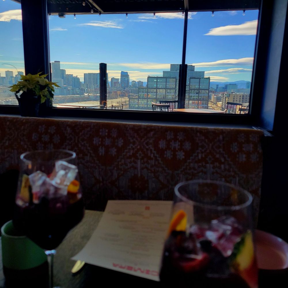 Cimera - Red Sangria with a view from downtown Denver - Latin American Near Me - Denver, Colorado Cimera - Red Sangria with a view from downtown Denver - Latin American Near Me - Denver, Colorado