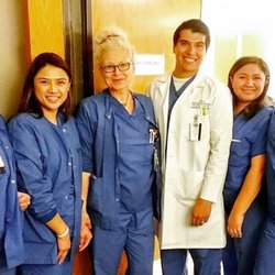 Jonathan Turriago, DO - Dr. Turriago with Labor & Delivery nurses @ Hollywood Presbyterian