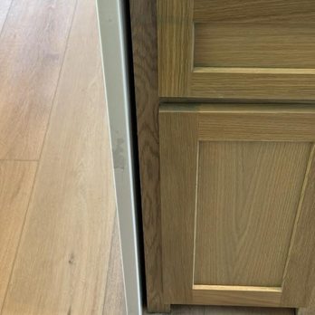 EA Stone - Island countertop was cut incorrectly leaving large open gaps on sides of cabinets. EA stone refused to fix their poor workmanship - Countertop Installation Near Me - Tulsa, Oklahoma EA Stone - Island countertop was cut incorrectly leaving large open gaps on sides of cabinets. EA stone refused to fix their poor workmanship - Countertop Installation Near Me - Tulsa, Oklahoma