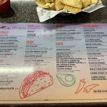 Tacos El Norte - Menu side 1 - Mexican Near Me - Lake Zurich, Illinois Tacos El Norte - Menu side 1 - Mexican Near Me - Lake Zurich, Illinois