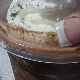 The infamous " wait 20 min for it" drink with no special requests other than oat milk. The infamous " wait 20 min for it" drink with no special requests other than oat milk.
