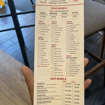 Poke One - Menu - Seafood Near Me - San Bruno, California Poke One - Menu - Seafood Near Me - San Bruno, California