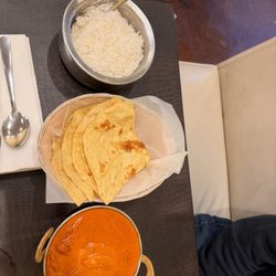 Indian Chilli - Butter Chicken and Bullet Naan