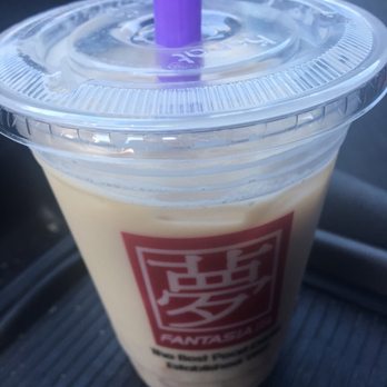 Fantasia Coffee & Tea - Lychee Green Milk Tea - Coffee & Tea Near Me - Milpitas, California