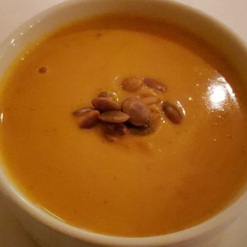 Parkers' Lighthouse - Butternut squash soup with toasted pepitas - Seafood Near Me - Long Beach, California