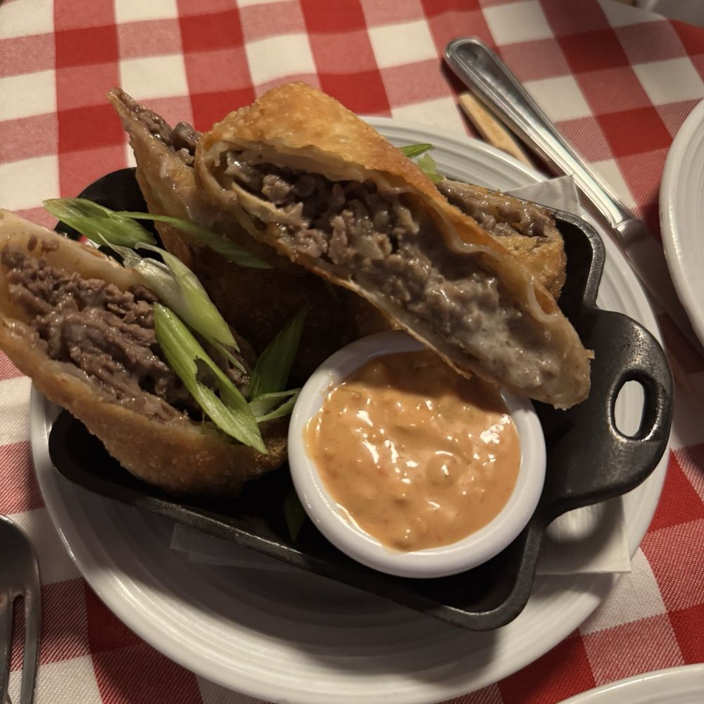 P.J. Clarke's - CHEESESTEAK EGG ROLLS - American Near Me - New York, New York P.J. Clarke's - CHEESESTEAK EGG ROLLS - American Near Me - New York, New York