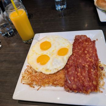 & Waffles - Corn beef hash and eggs. - Breakfast & Brunch Near Me - Long Beach, California & Waffles - Corn beef hash and eggs. - Breakfast & Brunch Near Me - Long Beach, California