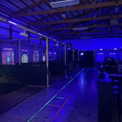 Plaid & Timber Axe Throwing Company - Throwing lanes.