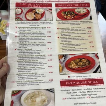 Applewood Farmhouse Grill - Lunch Menu - Breakfast & Brunch Near Me - Sevierville, Tennessee