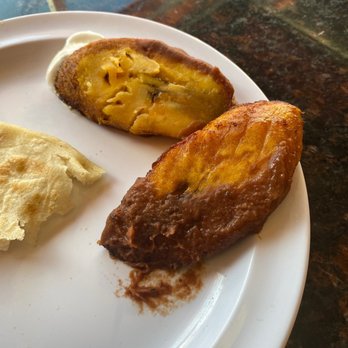 Taco El Paso - Plantains for the huevos rancheros... - Mexican Near Me - Everett, Massachusetts