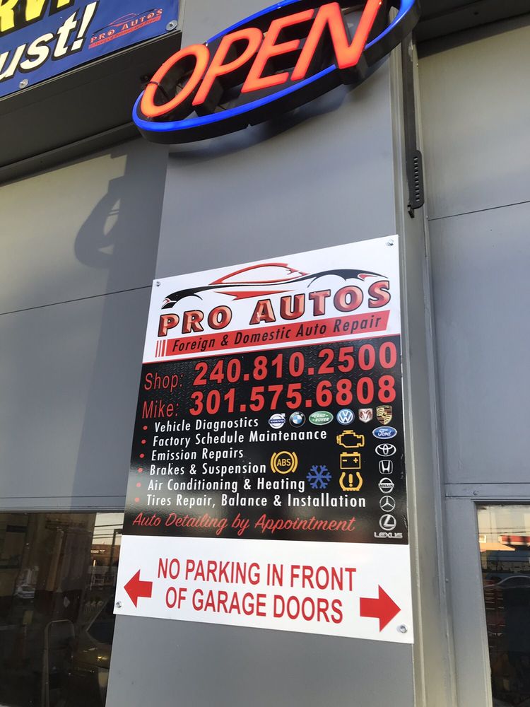 PRO AUTOS 11430 Rockville Pike, Rockville, Maryland Auto Repair