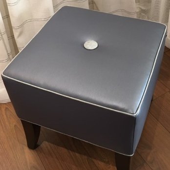 Classic Curtains and Interiors - Custom stool for very happy client! - Interior Design Near Me Classic Curtains and Interiors - Custom stool for very happy client! - Interior Design Near Me