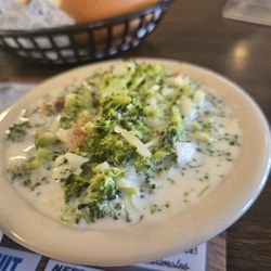 The Quentin Haus - Broccoli "salad" and Amish staple and the only thing I finished of my meal.