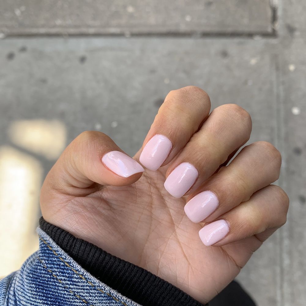 SNS mani: very thick :/ SNS mani: very thick :/