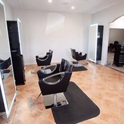 Contours Spa-Lon - Our new cutting room.  All stations and chairs are imported from England. With a 180 view of the Huachuca Mountains so you can escape .