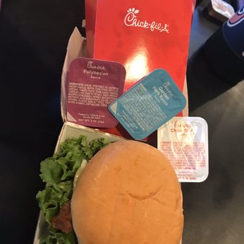 Chick-fil-A - Spicy deluxe sandwich with pepper jack cheese and waffle potato fries - Fast Food Near Me - Walnut Creek, California