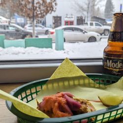 Papi Chulo’s - A Cochinita taco and a Modelo on a snowy day in Bend warms the soul.