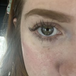 Sugar and Skin  - Natural lashes , she lifted and tinted  so far so good