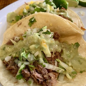 Tenoch Mexican - Tacos! Lamb in front - Mexican Near Me - Somerville, Massachusetts