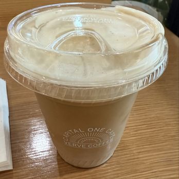 Capital One Café - Verve Original Flash Brew with cream - Banks & Credit Unions Near Me - Columbus, Ohio